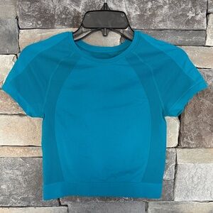Sweaty Betty Teal Crop Top